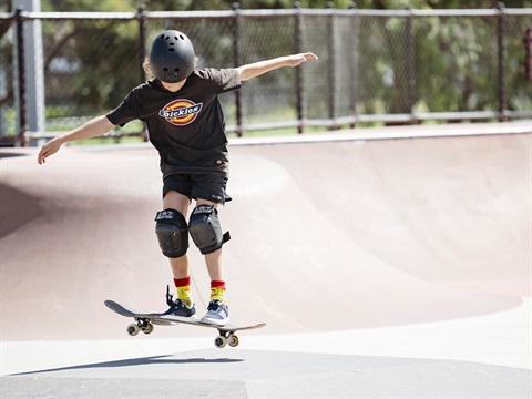 young person skateboarding 